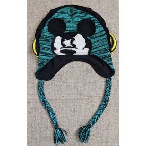 DISNEY - MICKEY MOUSE GREEN, BLACK CHULLO TOQUE HAT - ADULT SIZE